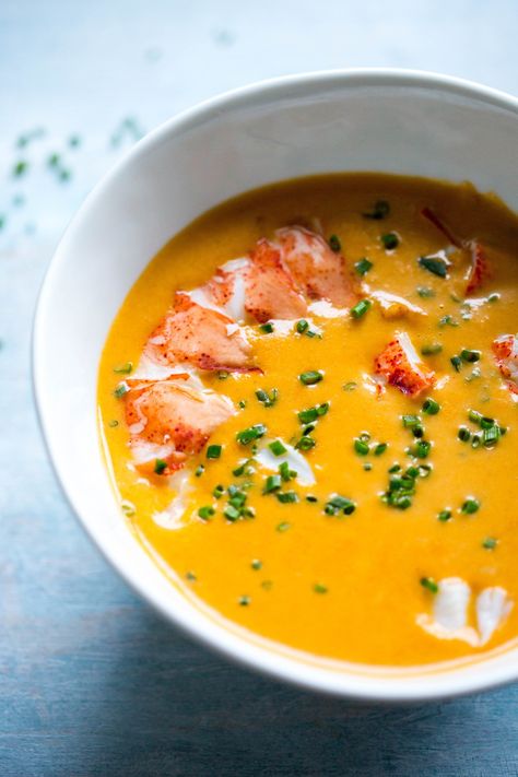 Creamy Lobster Bisque, Lobster Bisque Recipe, Lobster Stock, Butternut Squash Spinach, Lobster Bisque Soup, Crusted Rack Of Lamb, Frozen Lobster, Bisque Soup, Seafood Stock