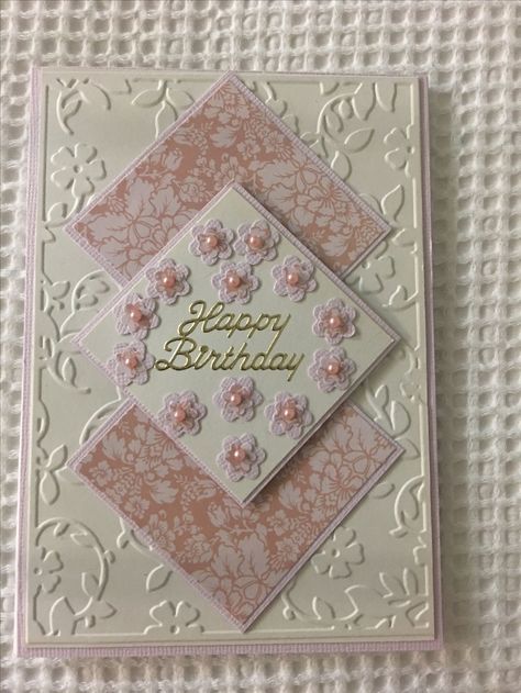 Birthday Cards For Ladies Handmade, Tea Ephemera, Birthday Cards For Mother, Happy Birthday Cards Handmade, Card Design Handmade, Simple Cards Handmade, Gatefold Cards, Simple Birthday Cards, Homemade Birthday Cards