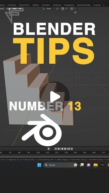 Faebe Tutorials on Instagram: "Blender Tips 13 Easy Stairs ✔️ #b3d #blender3d #blendertutorial #blender" Blender 3d Art, Blender 3d Tutorial, Blender Tips, Virtual Reality Art, 3d Blender, Number 13, Blender Tutorial, 3d Tutorial, February 8