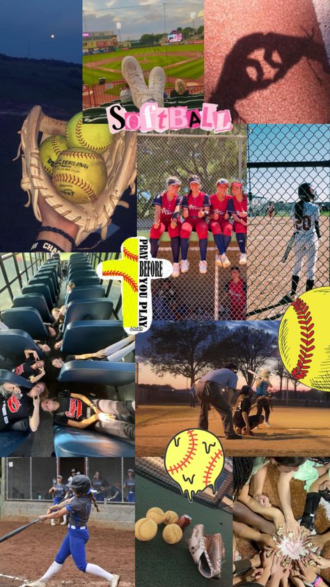 #softball #aesthetic #wallpaper Softball Aesthetic Wallpaper, Softball Aesthetic Pictures, Madison Wallpaper, Softball Aesthetic, Softball Backgrounds, Softball Accessories, Softball Funny, Softball Drills, Cracked Wallpaper