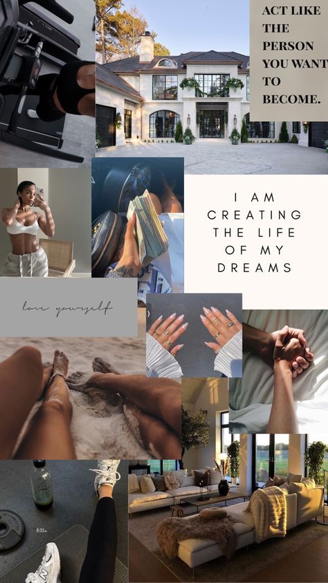 Mood Board Inspiration 2024, Home Improvement Vision Board, Luxury Lifestyle Moodboard, Mood Board 2023 Goals, Goals For September, Fitness Mood Board Inspiration, Productive Mood Board, 2023 Mood Board Goals, Discipline Mood Board