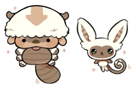 Appa And Momo, Fan Art Avatar, Appa Avatar, Avatar Tattoo, Avatar Ang, Avatar The Last Airbender Funny, Avatar Funny, Avatar Fan Art, Cute Laptop Stickers