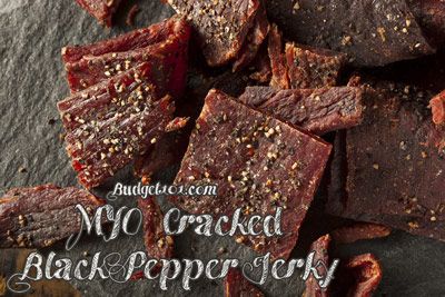 Food Dehydrator Recipes Beef Jerky, Peppered Jerky Recipe, Food Dehydrator Recipes, Beef Jerky Recipe Dehydrator, Jerky Recipes Dehydrator, Deer Jerky Recipe, Jerky Marinade, Venison Jerky, Black Pepper Beef