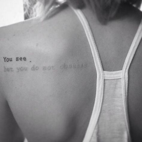 Sherlock Tattoo, Quote Tattoos Placement, White Ink Tattoo, Clever Tattoos, White Tattoo, Little Tattoos, Tattoo Placement, Piercing Tattoo, Get A Tattoo