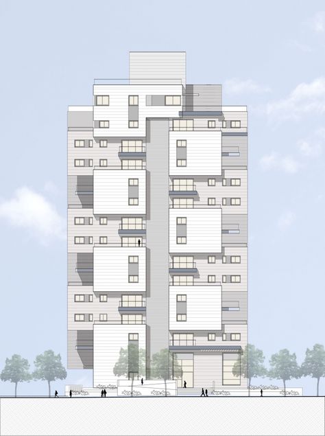 Apartment Building Exterior, Z Design, Apartments Exterior, Architecture Elevation, Residential Building Design, Building Elevation, Design Building, Architecture Design Drawing, Apartment Architecture