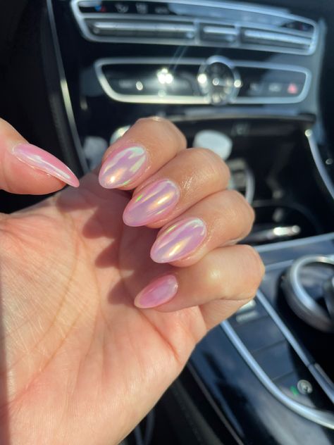 Trendy Nails Ideas 2024 June, Hoco Nails, Pink Chrome Nails, Manikur Kuku, Chrome Nails Designs, Nagellack Trends, Manicure Colors, La Nails, Smink Inspiration