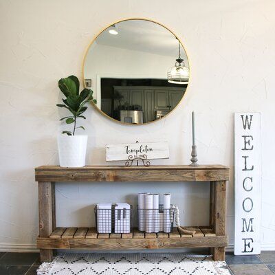 Modern farmhouse entryway