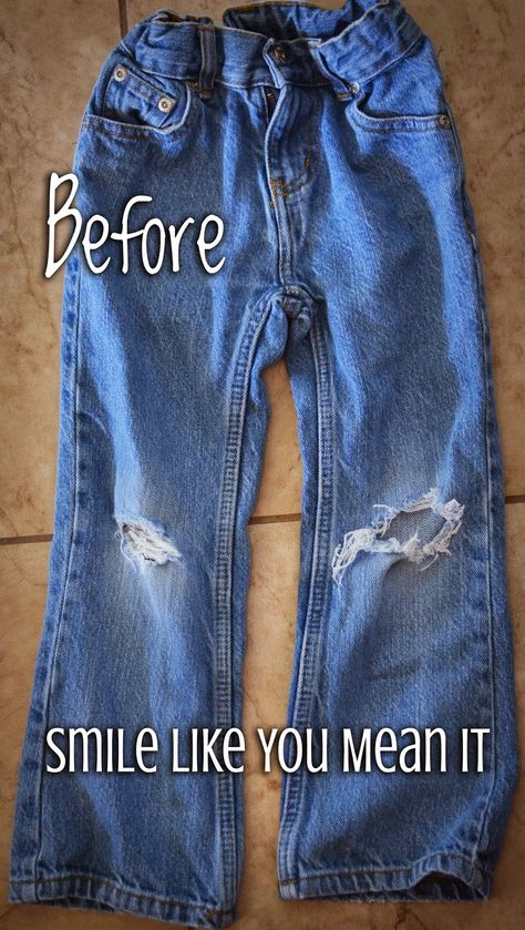 <meta name="p:domain_verify" content="f927371f5d1e9df58cc2bca6f620a72f"/> Patching Knees In Jeans, Iron On Patches Jeans, Knee Patches For Jeans, Jean Patches Ideas, Iron On Patch Ideas Clothes, Patched Jeans Diy, How To Patch Jeans, Diy Iron On Patches, Kids Jeans Boys