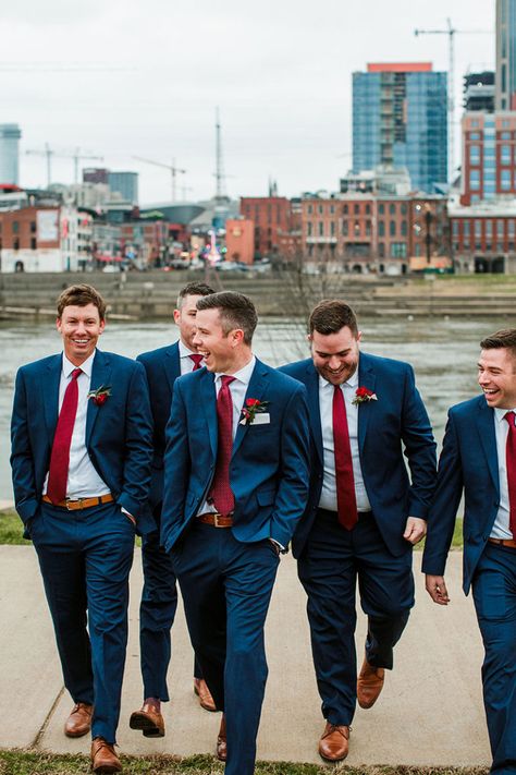 Navy Burgundy Groomsmen, Navy And Burgundy Suit Wedding, Groomsmen Attire Navy Burgundy, Groomsmen Burgundy Attire, Navy And Burgundy Groomsmen, Burgundy Groomsmen Suits, Navy Blue And Burgundy Suit, Navy Blue Groomsmen Attire, Groom And Groomsmen Attire Burgundy