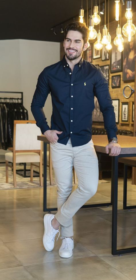 Men’s Smart Casual Style 2023, Men's Smart Casual Outfit, Outfit Camisa Jeans Hombre, Outfit Camisa Hombre, Semiformal Outfit Hombre, Outfits Hombre Camisa, Outfits Hombre Elegante Casual, Outfit Semiformal Hombre, Men Smart Casual Outfit