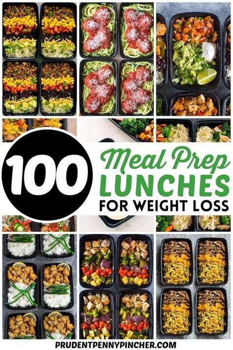 Best Meal Prep Recipes, Meal Prep Lunches, Meal Prep For Beginners, Best Meal Prep, Healthy Lunch Meal Prep, Best Fat Burning Foods, Meal Prep Recipes, Easy Healthy Meal Prep, Nutrition Diet