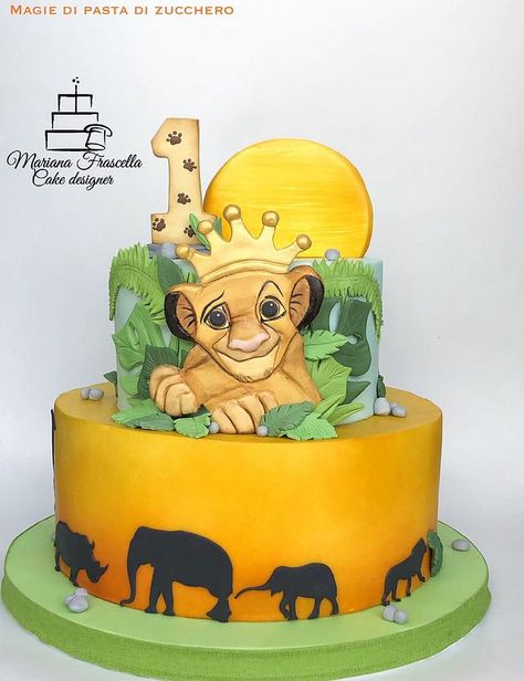 Lion King Birthday Party Ideas, Lion Birthday Party, Lion King Theme, Lion King Party, Lion Birthday, Lion King Cakes, Disney Birthday Cakes, Lion King Birthday, Jungle Cake