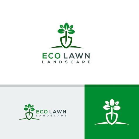 Landscape Logos, Eco Lawn, Landscape Logo Design, Gardening Logo, Garden Logo, Landscaping Logo, Logo Garden, Landscape Logo, Farm Logo Design