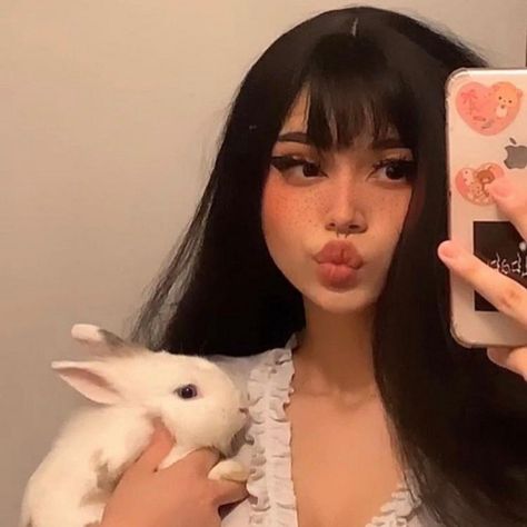 Bunny Girl - song by 1nonly, Ciscaux | Spotify Fete Emo, Egirl Makeup, Alt Makeup, Smink Inspiration, Alternative Makeup, Cute Makeup Looks, Edgy Makeup, Grunge Girl, Fete Anime