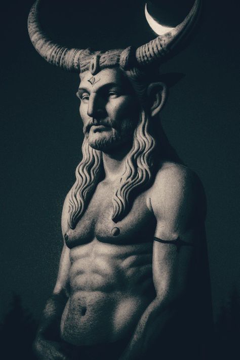 AI Depiction of Cerrnunos the Horned God of the Witches. Herne The Hunter, The Horned God, God Horus, Energy Drain, Horned God, God Tattoos, The Witches, Beautiful Dark Art, Dark Art