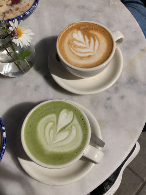 Whether it’s matcha or coffee in the morning, a perfect latte is essential. Coffee Matcha Aesthetic, Notion Board, Marketing Aesthetic, Morning Matcha, Matcha Aesthetic, Calm Energy, Green Marketing, Green Vibes, Ceremonial Grade Matcha