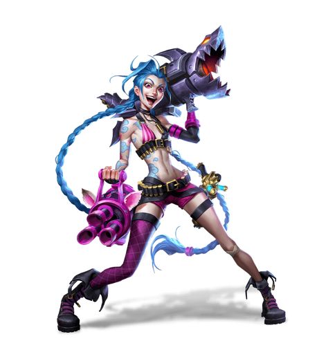 Jinx Character, League Of Legends Music, Morgana League Of Legends, League Of Legends Personajes, Lol Jinx, Circus Characters, Jinx League Of Legends, Character Types, League Of Legends Characters