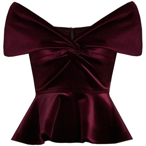 Emilio De La Morena Sassa off-the-shoulder velvet top (5 245 SEK) ❤ liked on Polyvore featuring tops, blouses, shirts, velvet, burgundy, off shoulder crop top, off shoulder blouse, off the shoulder shirts, off the shoulder blouse and purple shirt Purple Shirt Outfits, Off Shoulder Peplum Top, Burgundy Crop Top, Burgundy Shirt, Purple Crop Top, Burgundy Blouse, Peplum Shirts, Velvet Crop Top, Velvet Shirt