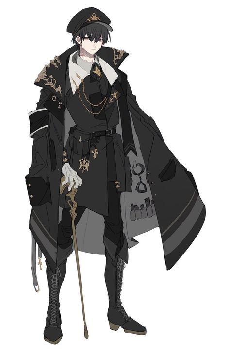 Lakaran Fesyen, Drawing Anime Clothes, Fashion Design Drawings, Character Design Male, 영감을 주는 캐릭터, Character Design References, Fantasy Clothing, Boy Art, Handsome Anime Guys