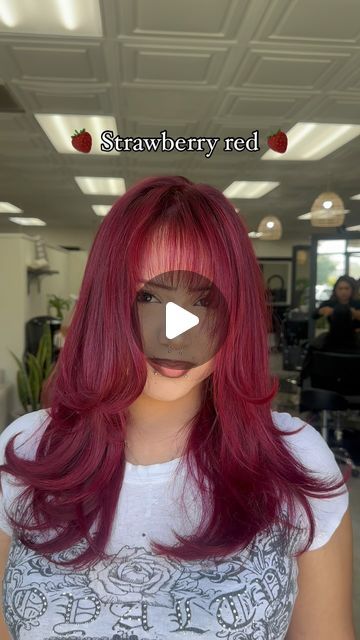 Victoria LA stylist on Instagram: "Strawberry Red 🍓 
 
Red hair is so much maintenance if you have signed up for this here is  some tips to help last 6-7weeks! 

- Cold water 
- proffessional shampoo & conditioner
-heat protectant
 -wash 1-2x a week" Cold Red Hair, Red Red Hair, Strawberry Red Hair, Heat Protectant, Shampoo Conditioner, Shampoo And Conditioner, Cute Hairstyles, Hair And Nails, Red Hair