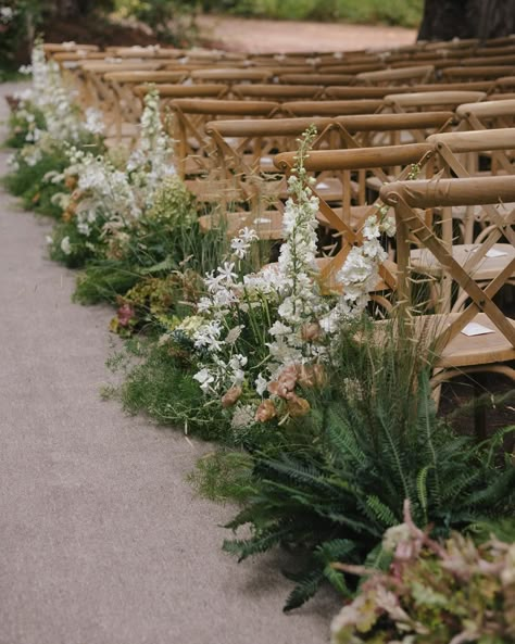 Instagram Wedding Pew Markers, Natural Bouquet Wedding, Wedding Pews, Circle Arch, Always Grateful, Neutral Wedding Flowers, Redwood Trees, Colorful Wedding Flowers, Cabin Wedding