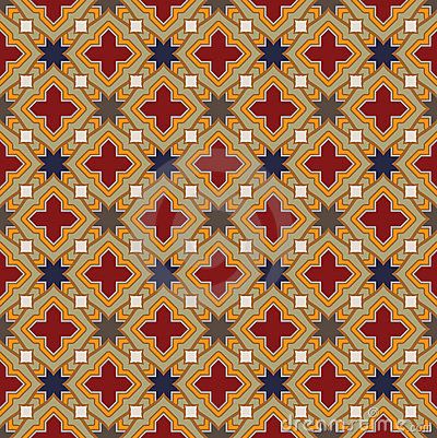 Medieval Pattern by Digitaln, via Dreamstime Gianni Schicchi, Medieval Pattern, Royal Pattern, Antique Pattern, Persian Art Painting, French Pattern, Early Middle Ages, Interior Textiles, Vintage Tile