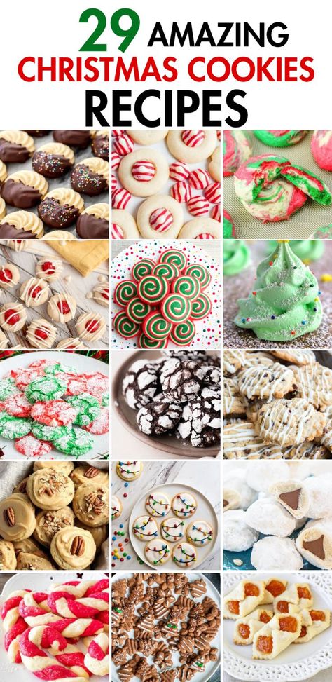 christmas cookies recipes Christmas Cookies With Rolos, Bulk Christmas Cookies, Christmas Cookie Flavor Ideas, Fun Easy Christmas Cookies, Christmas Cookies From Scratch, Christmas Cookies Recipes 2024, Types Of Christmas Cookies, Easy Pretty Christmas Cookies, Best Christmas Baking Recipes