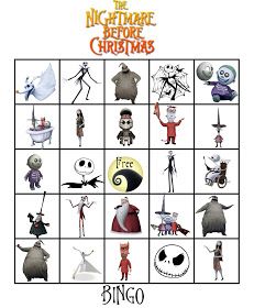 Musings of an Average Mom: Free Printable Nightmare Before Christmas Bingo Printable Nightmare Before Christmas, Nightmare Before Christmas Games, Nightmare Before Christmas Babyshower, Printable Christmas Bingo Cards, Nightmare Before Christmas Kids, Halloween Bucket List, Nightmare Before Christmas Gifts, Christmas Bingo Game, Christmas Bingo Cards