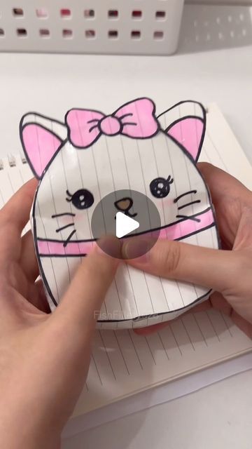 How To Draw A Squishmallow Step By Step, Diy Squishmallow Crafts, Paper Squishy Squishmallow, How To Draw Squishmallows, Sqishmelow Drawing, How To Make Paper Squishies, How To Make A Squishy, Paper Squishies Ideas, Squishy Paper Ideas