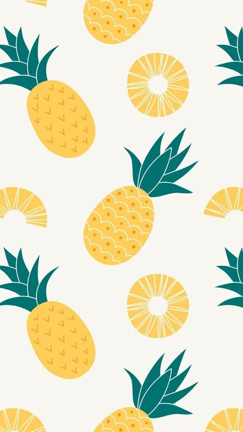 Aesthetic Pineapple Wallpaper, Aesthetic Pineapple, Pineapple Wallpaper, Wallpaper Tropical, Summer Wallpapers, Art Live, Cute Summer Wallpapers, Fruit Wallpaper, Scrapbook Background