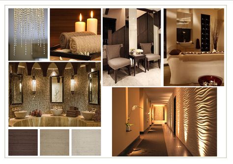 Dream Box: Mood Board Challenge - Spa Spa Mood Board, Penthouse Apartment Floor Plan, Mood Board Interior Design, Board Interior Design, Clubhouse Design, Dreams Spa, Mood Board Interior, Spa Interior Design, Apartment Floor Plan