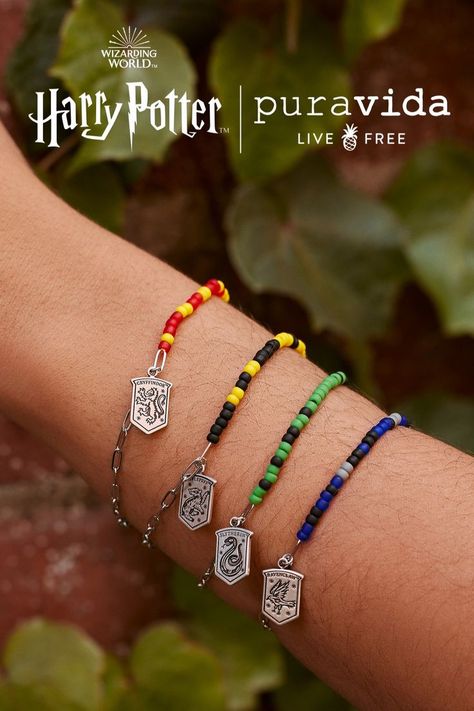 Don't miss out on the magic, NEW Harry Potter™ styles are here! Show your house pride with tons of Slytherin™, Gryffindor™, Hufflepuff™, and Ravenclaw™ inspired designs. Plus, new jewelry inspired by everyone's favorite witch Luna Lovegood, Platform 9 3/4, Hogwarts™, and MORE. Don't wait, shop harry potter bracelets, harry potter, harry potter necklaces, gifts for harry potter fans, harry potter gifts, gryffindor aesthetic, slytherin aesthetic, gifts for her, gifts for him, TODAY! Harry Potter Ring, Harry Potter Bracelet, Harry Potter Necklace, Harry Potter Accessories, Harry Potter Painting, Harry Potter Merch, Harry Potter Items, Harry Potter Jewelry, Bracelet Craft Diy