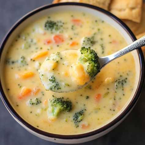 Broccoli Cauliflower Cheese Soup Recipes, Brocolli Cauliflower Cheese Soup, Cauliflower And Broccoli Soup Recipes, Broccoli Cauliflower Soup Recipes, Broccoli And Cauliflower Soup Recipes, Cheesy Broccoli Cauliflower Soup, Small Batch Broccoli Cheese Soup, Brocolli Cheese Recipe, Brocolli Cauliflower Soup