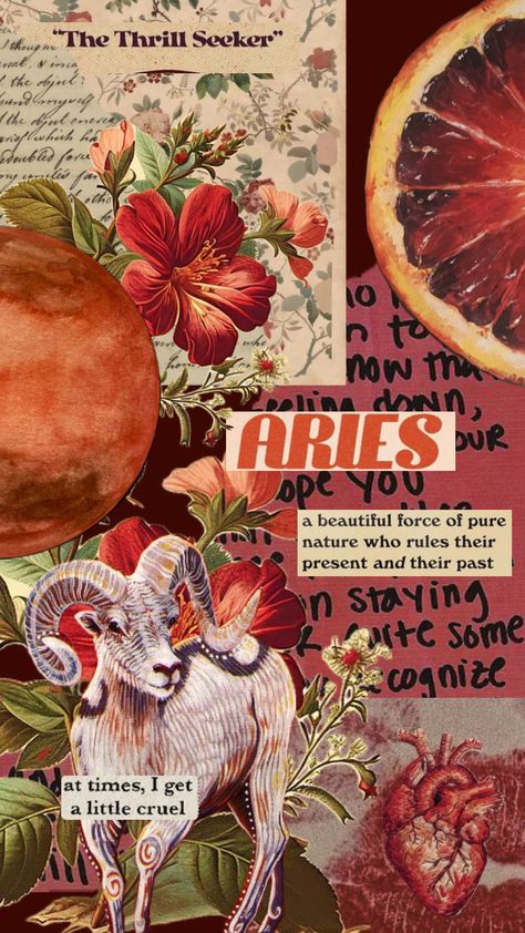 aries aesthetic wallpaper #vintage #aesthetic #wallpaper #zodiacwallpaper #aries #ariessign #zodiac Aries Core Aesthetic, Aesthetic Wallpaper Vintage, Aries Wallpaper, Vintage Aesthetic Wallpaper, Aries Aesthetic, Pisces Horoscope, Aries Baby, Aries Art, Aries Season