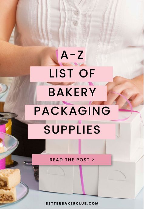 Baked Goods Packaging, Bakery Business Plan, Bake Sale Packaging, Home Bakery Business, Opening A Bakery, Food Business Ideas, Bakery Kitchen, Baking Packaging, Bakery Menu