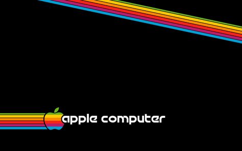 Retro Mac Wallpaper Original Apple Logo, Mac Logo, Apple Rainbow, Iphone Background Quote, Macbook Pro Wallpaper, 90s Wallpaper Hip Hop, Mac Backgrounds, Apple Background, Vaporwave Wallpaper