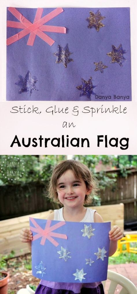 Easy Australian flag craft for kids - perfect for kids learning about Australia or Australia Day Australia Crafts For Kids, Kids Crafts January, Australia Activities, Peaceful Preschool, January Themes, Australia For Kids, Australia Day Celebrations, Multicultural Activities, Multicultural Art