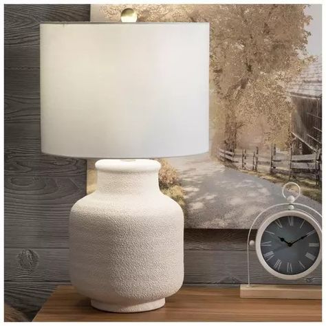 Lamps | Table, Desk & Accent Lamps | Hobby Lobby Nightstand Lamps Bedroom, White Bedside Lamps, Rose Gold Lamp, Modern Lamps Bedroom, Beach Details, Bedroom Lamps Nightstand, Electric Material, White Ceramic Lamps, Farmhouse Lamps