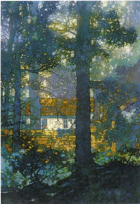 C. Michael Dudash, oil on linen on board, 28"x19" Michael Dudash Art, Michael Dudash Paintings, C Michael Dudash, House In The Woods Painting, Meg Busacca, Michael Dudash, Arte Inspo, Mesopotamia, Tree Art