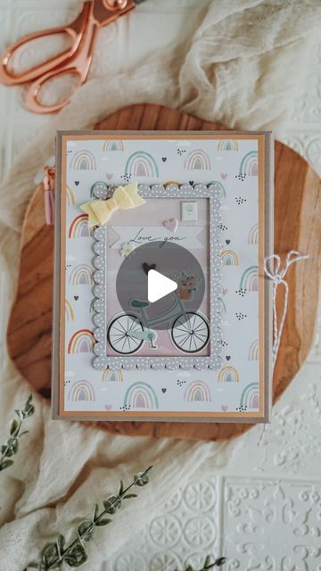 Julia on Instagram: "New 5x7“ folio mini album Tutorial by @elimariestudios „Rainbow Avenue“ paper collection by @americancrafts Song (love this one!!!): https://www.epidemicsound.com/track/vh3i7STni9/ #minialbumfolio #minialbumscrapbook #minialbum #scrapbooking #americancrafts" Mini Album Folio, Mini Folio Album Tutorial, Mini Album Scrapbooking, Scrapbook Albums Tutorial, Diy Album Photo, Album Photo Scrapbooking, Album Tutorial, Mini Album Tutorial, Scrapbook Tutorial