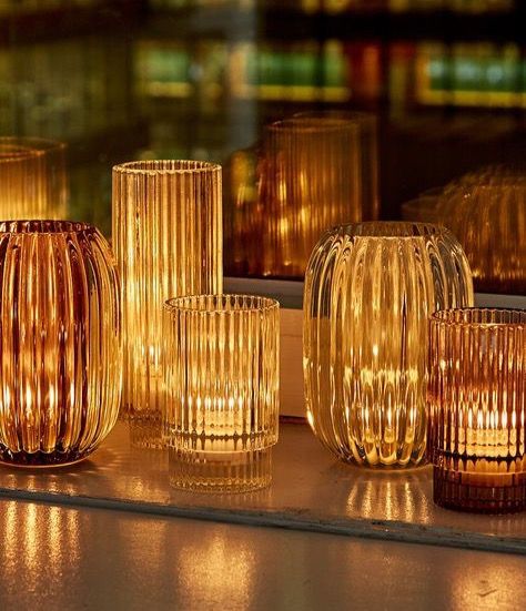 Glass Votive Candle Holders, Glass Votive Holders, Glass Tea Light Holders, Votive Candle Holder, Jw Marriott, Votive Holder, Ribbed Glass, Glass Votive, Candle Centerpieces