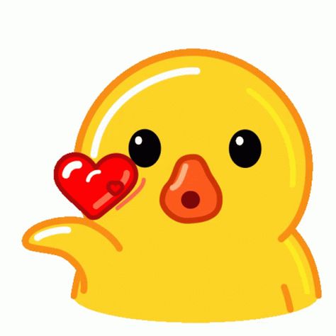 Utya GIF - Utya - Discover & Share GIFs Duck Emoji, Funny Emoticons, Love You Gif, Telegram Stickers, Sticker Maker, Yellow Duck, Good Night Sweet Dreams, Cartoon Gifs, Love Gif