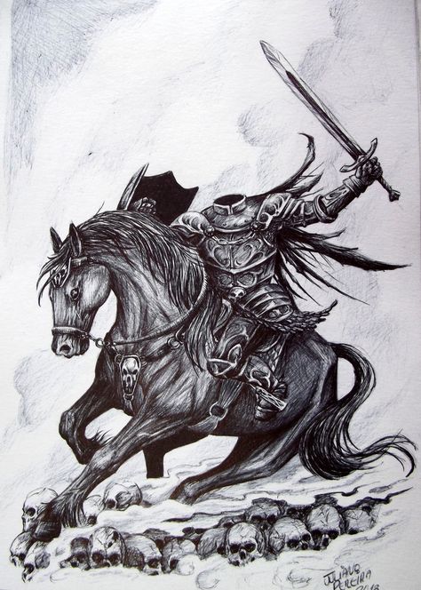 Headless Horseman by Juliano-Pereira.deviantart.com on @DeviantArt Heavy Metal Tattoo, Apocalypse Tattoo, Pegasus Tattoo, Werewolf Tattoo, Strange Days, Monster Tattoo, The Legend Of Sleepy Hollow, Irish Tattoos, Warrior Tattoos