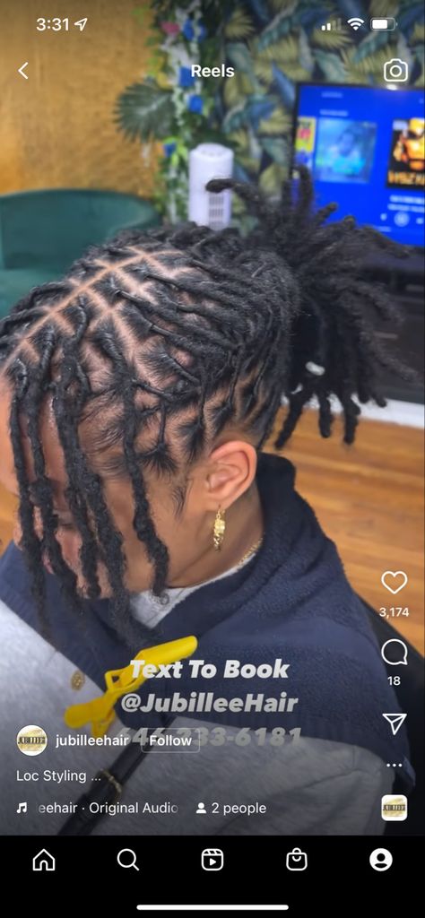 Starter Locs Styles For Short Hair Updo, Graduation Dreadlock Styles, Tension Free Loc Styles, Loc Styles For Short Thick Locs, Loc Styles For Winter, Cute Hairstyles For Short Dreads, Loc Styles To The Back, Loc Styles On Women, Simple Locs Styles