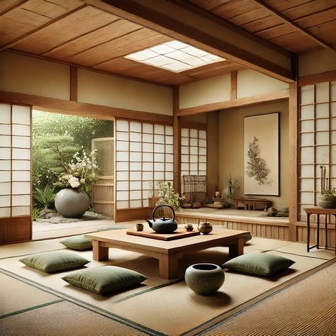 Today we are delving into the Asian interior style. This topic will be equally intriguing to both artists and art enthusiasts. This aesthetic developed under the influence of various Asian countries. However, I would like to focus more on the style that particularly resonates with me — Japanese style. This approach is deeply rooted in Japanese history and culture, where Zen Buddhism and the Wabi-Sabi philosophy have had a profound influence. Zen, with its emphasis on simplicity and mindfu... Chinese Modern Interior Design, Korean Design Interior, Japanese Zen House, Modern Asian House, Japanese Zen Interior, Traditional House Interior, Lanai Ideas, Japanese Decoration, Japanese Style Interior