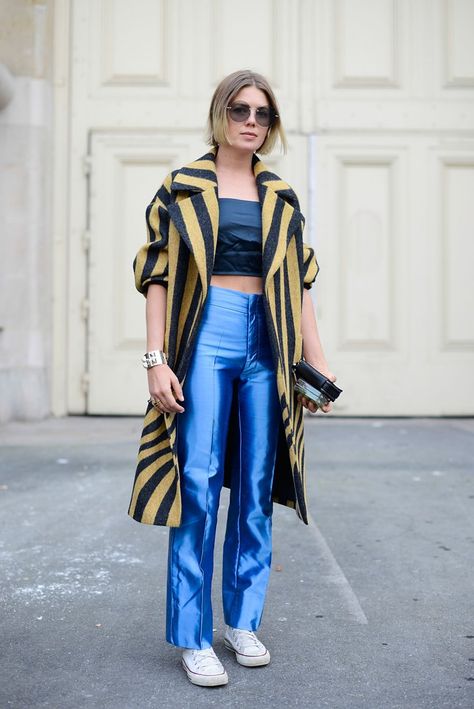 Statement Streetwear, Street Style 2015, Pfw Street Style, Cher Horowitz, Moda Chic, Paris Fashion Week Street Style, Outfits With Converse, Looks Street Style, Women Street