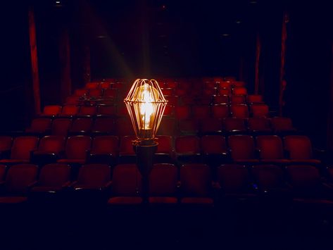 Ghost Light Theatre, Haunted Theater, Maya Tattoo, Theatre Tattoo, Theatre Pictures, Shakespeare Festival, Light Tattoo, Small Theatre, Ghost Tattoo