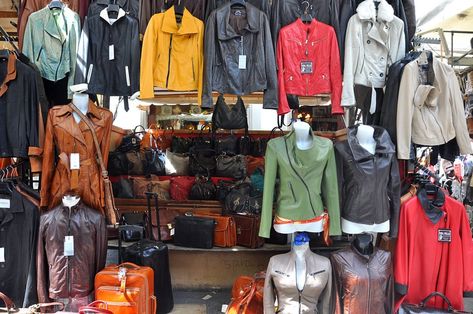 Leather goods at the leather market in Florence Italy Mediterranean Pictures, Italy Shopping, Tour Italy, Vacation Italy, Shopping In Italy, Florence Travel, Studying Abroad, Mediterranean Cruise, Italy Trip