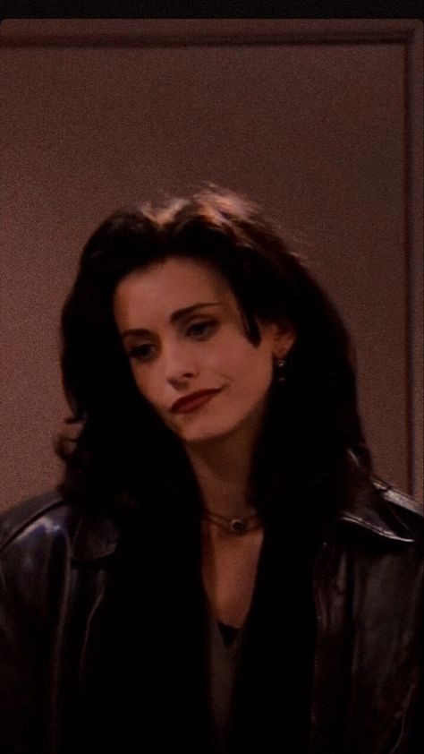 Leather, Black, Courtney Cox, Monica Geller, A Woman, Leather Jacket, Google Search, White