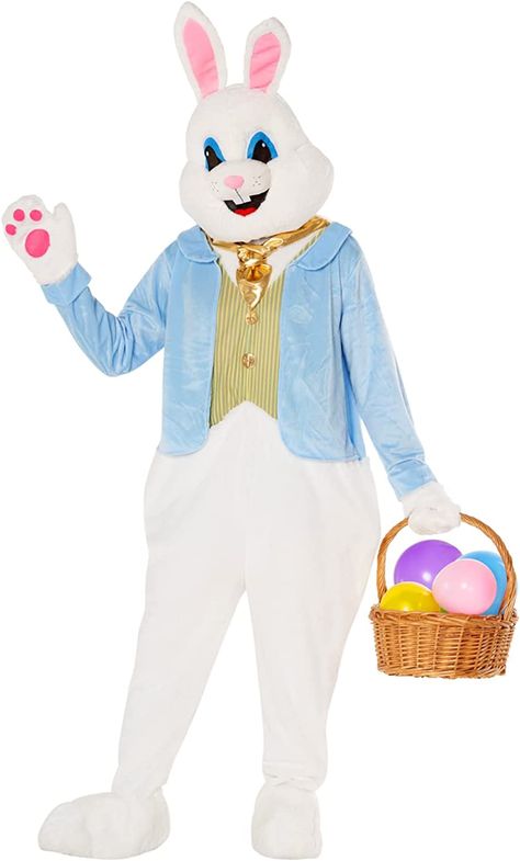 Morph Costumes Easter Bunny Costume Adult Bunny Suit Deluxe Costume For Adults Men & Women Rabbit Mascot Standard XL Easter Bunny Costume, Easter Bunny Outfits, Easter Costume, Adult Easter, Rabbit Costume, Bunny Head, Bunny Suit, Bunny Costume, Bunny Outfit